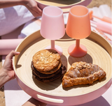 Porter Green Peach + Petal | Swepp | Silicone Unbreakable Wine Glasses