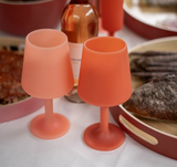 Porter Green Terra + Peach | Swepp | Silicone Unbreakable Wine Glasses