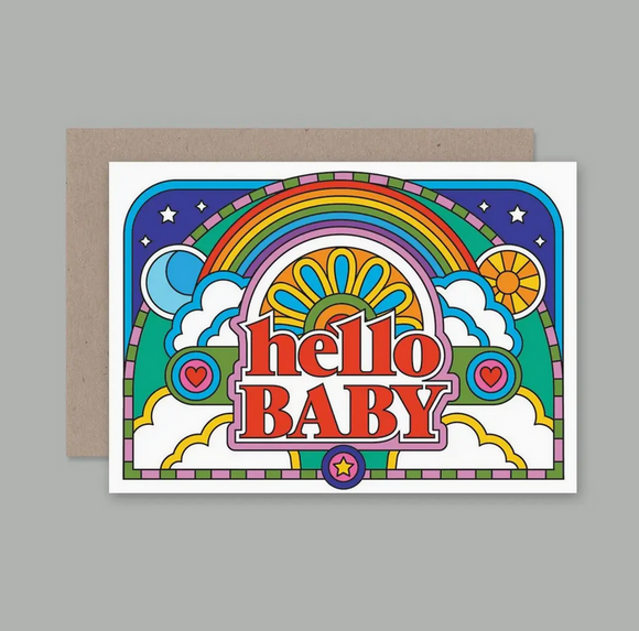Hello Baby Greeting Card