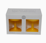 Porter Green Girasoli | Mecc| Silicone Unbreakable Cocktail Glasses