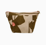 Mosey Me Olive Poppy Cosmetic Case