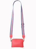 Zjoosh Missy Hugo Cross Body Bag Coral
