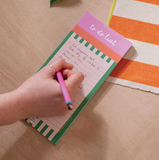 Good Tuesday To Do List Pad | Cabana Stripe