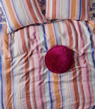 KIP & CO Anemone Velvet Pea Cushion