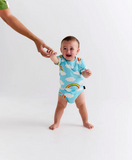 KIP & CO Cloudy Dayz Organic Short Sleeve Romper