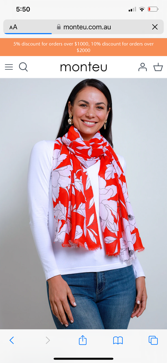 Scarf WL0022 RED