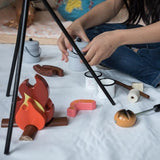 Make Me Iconic Wooden Camp Fire Toy