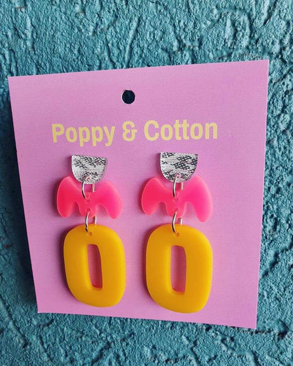 Poppy & Cotton Statement Earrings