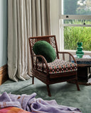 KIP & CO  Kombu Green Velvet Pea Cushion