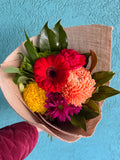 The Flower Fix- Blooms in Hessian