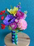 Faux Blooms in Noss & Co Vase- Sadie