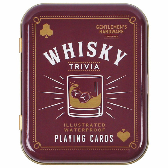 Gentleman’s Hardware – Whisky Playing Cards