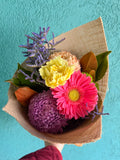The Flower Fix- Blooms in Hessian