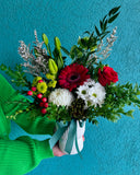 Christmas Pot of Blooms