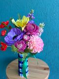Faux Blooms in Noss & Co Vase- Sadie