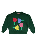 Mosey Me Forget Me Not Sweater - Forest