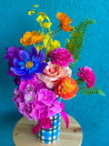 Faux Blooms in Noss & Co Vase- Stella