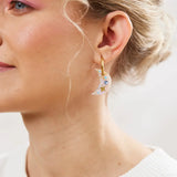 Martha Jean Day Night Earrings - Gold