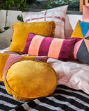 KIP & CO Pecan Velvet Pea Cushion