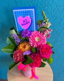 #1 Mum Blooms with Card