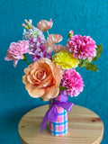Faux Blooms in Noss & Co Vase- Audrey