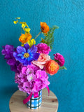 Faux Blooms in Noss & Co Vase- Stella