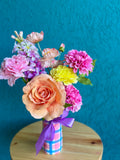 Faux Blooms in Noss & Co Vase- Audrey