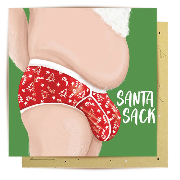 Greeting Card Santa’s Sack
