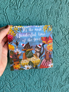 Greeting Card Festive Forest