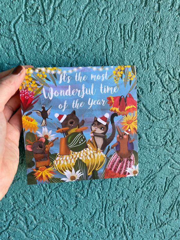 Greeting Card Festive Forest