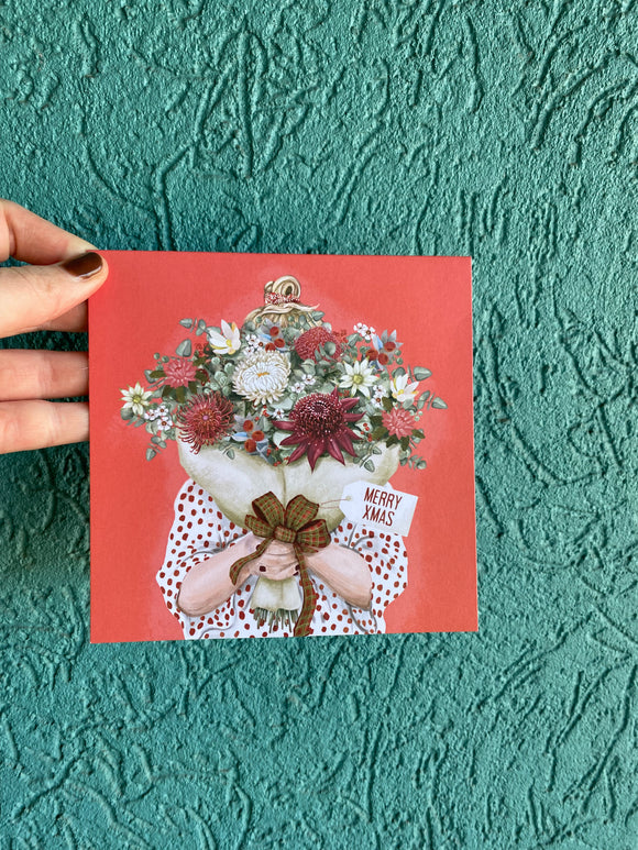 Greeting Card Christmas In LaLa Land