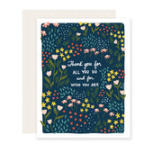 FOR WHO YOU ARE Greeting Card