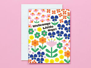 WELCOME LITTLE ONE CARD Greeting Card