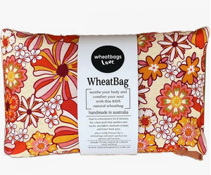 Wheatbags Love Wheatbag -  Groovy Flowers Orange (Lavender)