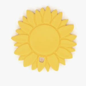 OB Designs Silicone Sunflower Teether | Lemon