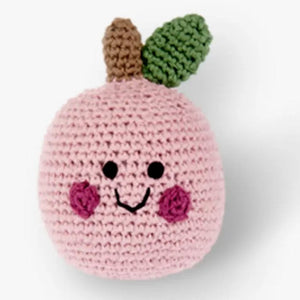 Friendly Apple-Pink Lady Baby Rattle