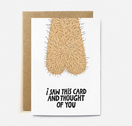 I Saw This Card and Thought of You (Old Balls) Greeting Card