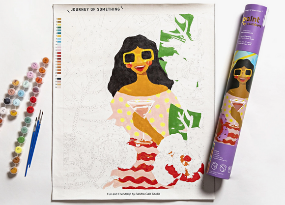 Journey of Something Paint By Numbers - Fun and Friendship
