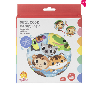 Tiger Tribe Bath Book - Messy Jungle