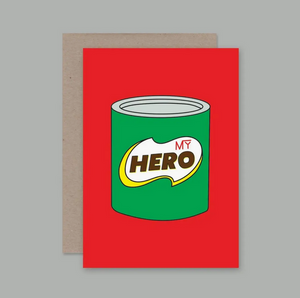 Hero Tin Greeting Card