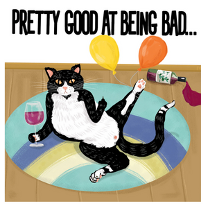 Greeting Card Pretty Good At Being Bad