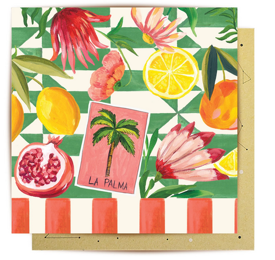 Greeting Card Life In Colour La Palm