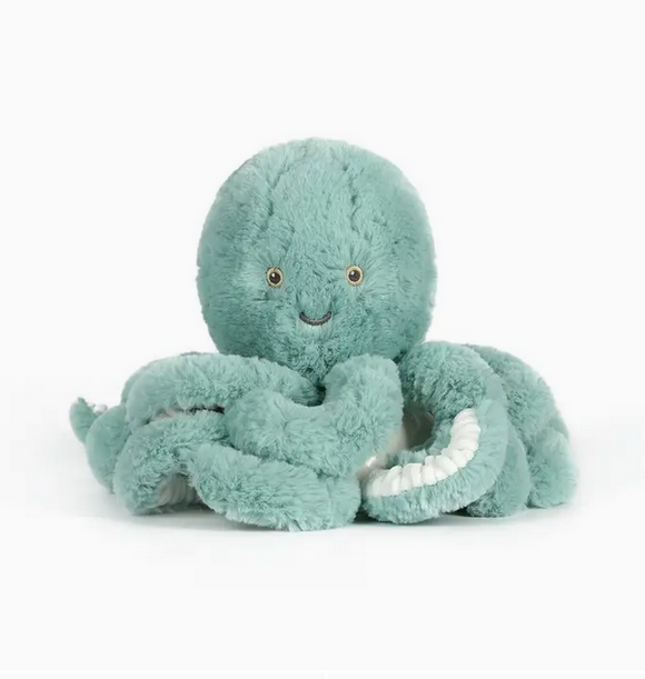 OB Designs Little Reef Octopus Blue Soft Toy