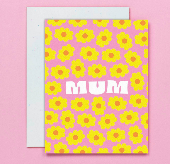 Mum Blooms Greeting Card