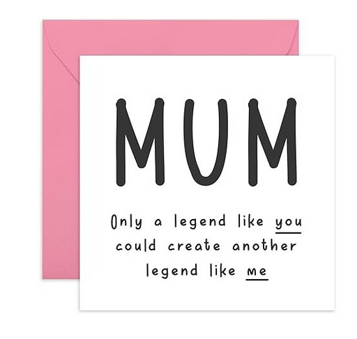 Mum only a legend Like you Greeting Card