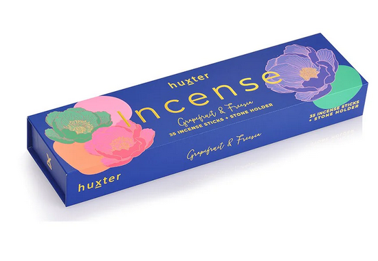 Huxter Incense Sticks Gift Box - 35 pack | Grapefruit & Freesia