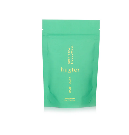 Huxter Bath Soak - 120gm | Green Tea & Cucumber