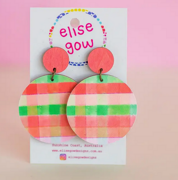 Go Gaga For Gingham - Multi Watermelon Medium