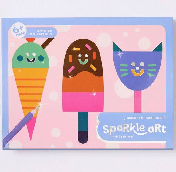 Journey of Something Kids Sparkle Art Kit - Yum! Yum! Yum!