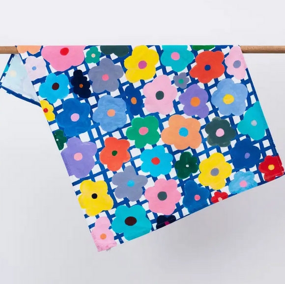 Shuh. Flower Tea Towel